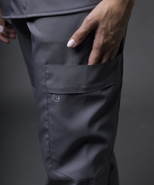 Pantalón gris oscuro BIBE Medical mujer